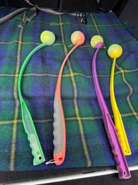 Dog ball throwers x4