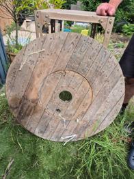 FREE cable reel wooden top for making table