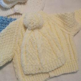 Hand knitted baby items