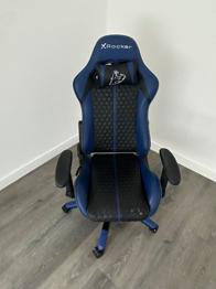 X Rocker Gaming Chair – Blue and Black