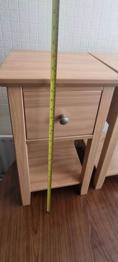 Free pair of bedside table - pine colour