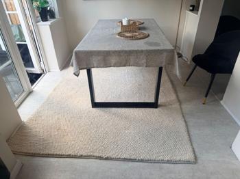 IKEA Large Cream wool rug