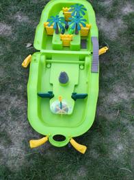 Water play folding suitcase.