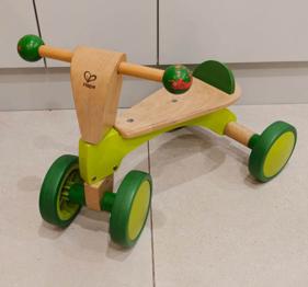 Wooden 4 wheel bike for toddlers