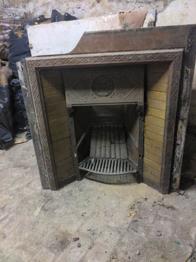 Brown leather 4 peice corner unit immaculate condition.
