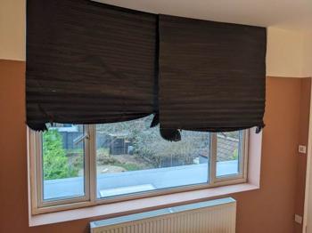 Temporary blackout blinds