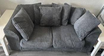 Free small grey Corduroy Sofa – Good Condition