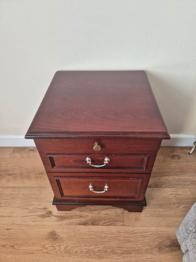 FREE Wooden Bedside Table with Two Drawers – Good Condition