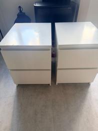 Ikea malm  Chest of 2 drawers x 2