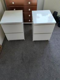 X2 ikea side tables
