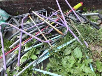 Scrap metal for taking