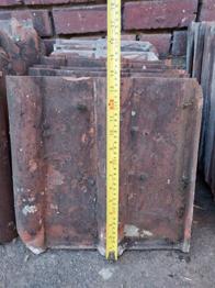Used double roman roof tiles