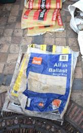 40 Empty, used strong builder''s bags