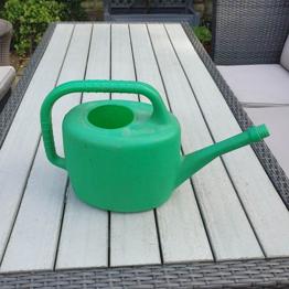 Green Plastic Watering Can – Good Condition