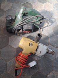 Black & Decker Vintage Drill & Bosch Planer.